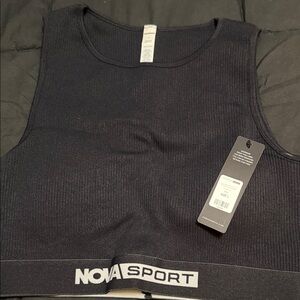 Fashion Nova Black Sports Bra